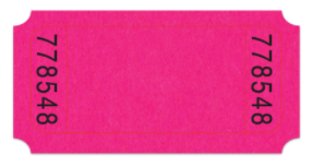 Roll Tickets: Case of 40 Single Rolls, Magenta, 2,000 Individually Numbered Tickets main image